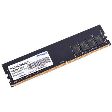 Память DIMM DDR4 4Gb PC4-21300 (2666MHz) Patriot PSD44G266681 1.2B